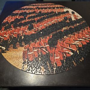 Vintage Collectible 1973  Springbok Trooping the Colour Circular Jigsaw Puzzle